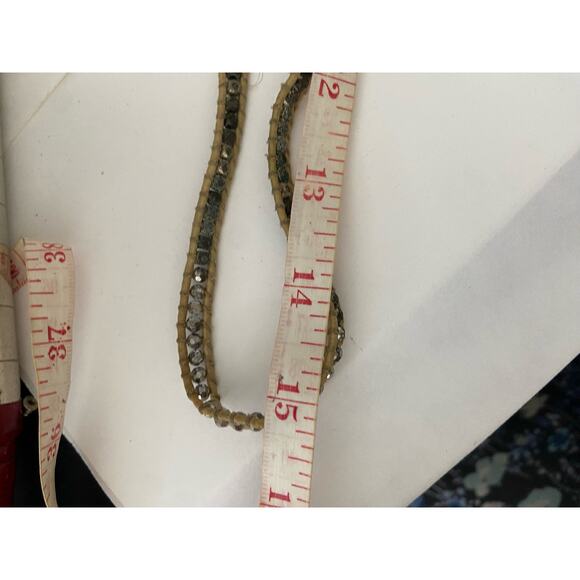 tan cord necklace - Picture 2 of 4